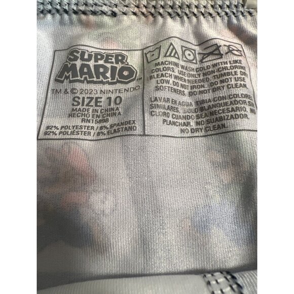Super Mario Boys Boxer Briefs Lot of 4 Size 10 Nintendo Polyester & Spandex - Picture 6 of 6